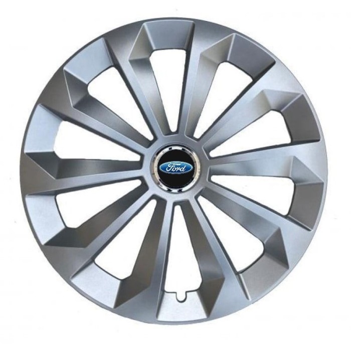 Set 4 Capace Roti, potrivite jantelor de R14, pentru Ford, model fame cromat