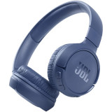 Casti audio on-ear JBL Tune 510, Bluetooth, Asistent vocal, Pure Bass, 40 h, Multi-point, Albastru