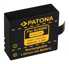 Acumulator Patona 900mAh replace SJCAM SJ4000 SJ5000 SJ6000-1228 foto