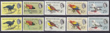 DB1 Fauna Pasari 1967 Honduras Britanic Supratipare 10 v. MNH