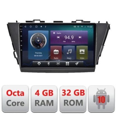 Navigatie Toyota Prius 5 Plus 2012-2020 Android radio gps internet Octa core 4+32 kit-prius5-plus+EDT-E409 CarStore Technology foto