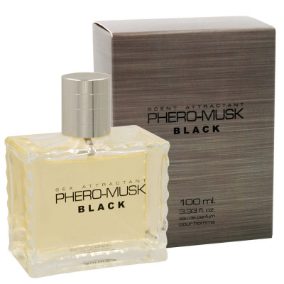 Parfum pentru bărbați pentru a atrage femeile Phero-Musk Black pentru bărbați, 100 ml foto