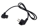 Cablu 3x0,75mm&sup2; PVC 1,2m negru 10A 250V POS