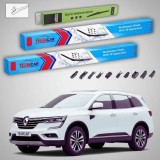 Cumpara ieftin Ștergătoare Renault Koleos II SUV 2017-prezent | Set Față și Spate Flat Premium &ndash; TeamCar&reg;
