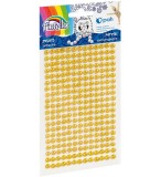 Accesorii creatie perle autoadezive,galben,6mm, 260 bucati, FIORELLO