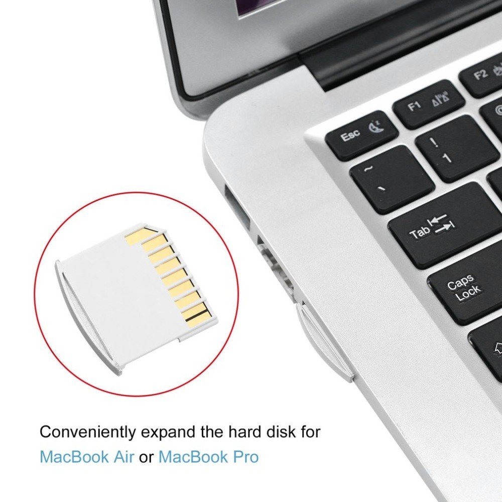 Adaptor card reader micro SD / TF la mini SD pt Macbook Air / Pro / Retina  | Okazii.ro