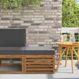 vidaXL Taburet pentru exterior Lemn Solid de Acacia natural 900487