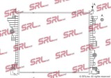 Radiator Alfa Romeo Giulia, Stelvio, motor: 2.0 T, 2.2 d, 2.9 V6 T, intrare/iesire conectare rapida, 579x493x26, SRLine, Aluminiu/ Plastic brazat,