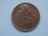 5 CENTS 1992 TRINIDAD TOBAGO