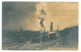 844 - CAMPINA, Prahova, oil wells, Romania - old postcard, real Photo - unused, Necirculata, Fotografie
