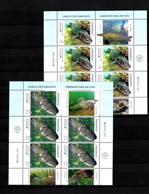 ROMANIA 2024 -EUROPA 2024 - FAUNA SI FLORA SUBACVATICA, MINICOLI - LP 2464 foto