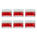 Set 6 x lampa laterala LED, gabarit, pentru camion, 24V