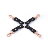 Sistem Imobilizare Erotica Tip Hogtie Bondage Couture, Negru, NS Toys