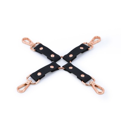 Sistem Imobilizare Erotica Tip Hogtie Bondage Couture, Negru foto