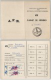 Romania, Carnet de membru A.F.R., Bucuresti, 1989