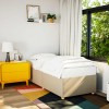 VidaXL Cadru de pat fără saltea, crem, 100x200 cm, textil 3284713