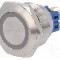 Intrerupator anti-vandalism, ON-ON, &Oslash;28mm, ONPOW - GQ28-11ZE/R/24V/S
