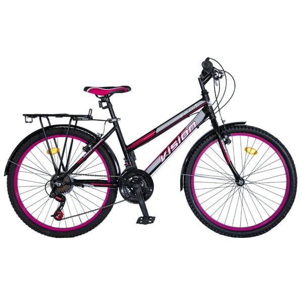 Bicicleta MTB Dame Vision Elegance Culoare Negru/Roz Roata 26&quot; Otel Cod:202608000308