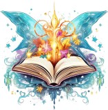 Cumpara ieftin Sticker decorativ Carte Magica, Turcoaz, 60 cm, 8132ST-6, Oem
