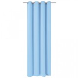Cumpara ieftin Draperie opacă, ocheți metalici, 270 x 245 cm, turcoaz, vidaXL