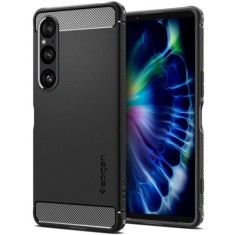 Husa pentru Sony Xperia 1 VI - Spigen Rugged Armor - Black foto