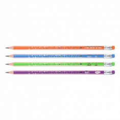 Creion negru cu radiera SLS DACO CG109