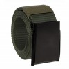 Curea Barbati Pufo Army Verde, 3.8x115cm, Reglabila, Poliester, Casual/Elegant