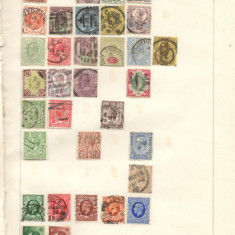 ANGLIA (MAREA BRITANIE).Lot peste 220 buc. timbre stampilate DL.24
