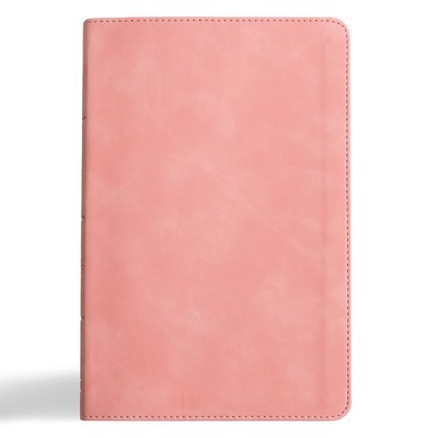CSB Thinline Bible, Blush Suedesoft Leathertouch foto