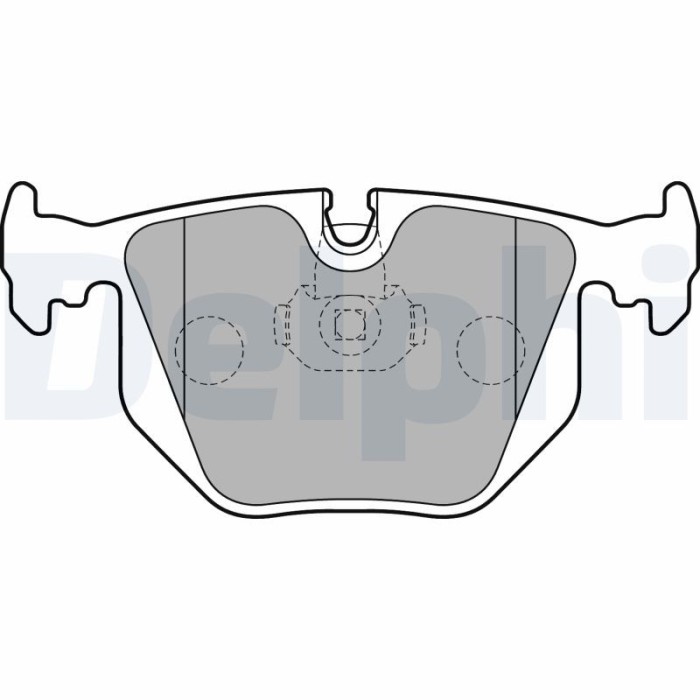 DELPHI LP1803 set placute frana,frana disc
