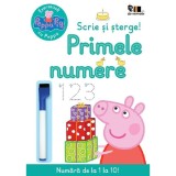 Cumpara ieftin Peppa Pig, Exerseaza cu Peppa, Scrie si sterge, Primele numere, Mark Baker, Neville Astley