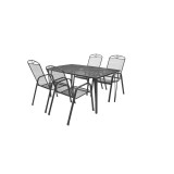 Cumpara ieftin Set mobilier pentru gradina HECHT Navassa Set 4, masa cu 4 scaune
