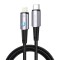 Lito - Data Cable (LD10) - Type-C to Lightning Fast Charging 30W, with LED, 1m - Black