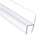 Leziter Garnitură Ușă Duș H 8mm Grosime Sticlă, 36mm Lățime, 2m Lungime - Etanșare Paravan Duș