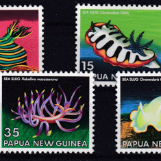 DB1 Fauna Marina Melci de Mare Papua Noua Guinee 4 v. MNH
