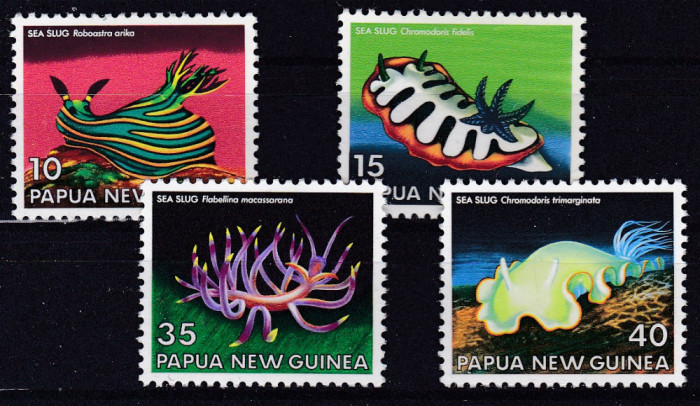 DB1 Fauna Marina Melci de Mare Papua Noua Guinee 4 v. MNH