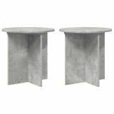vidaXL Suport pentru plante 2 pcs Gri Beton 40 x 40 x 40 cm 899729