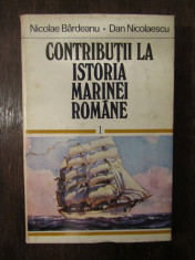 NICOLAE BARLADEANU - CONTRIBUTII LA ISTORIA MARINEI ROMANE foto