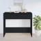 Gossi masuta consola, negru, 90x36x75 cm, lemn compozit