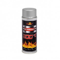 Spray vopsea temperaturi inalte 800 grade argintiu aluminiu 400 ml 13067 SV043 / HT800 ARGINTIU ALUMINIU