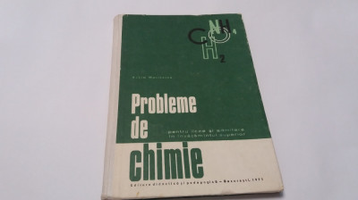 PROBLEME DE CHIMIE - ACHIM MARINESCU RM3 foto