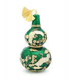 Statueta feng shui wu lou cu cocor vesel verde, Stonemania Bijou