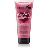 I Love Raspberry &amp; Blackberry gel de duș cu efect exfoliant 200 ml