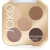 JOKO Eyeshadow Palette Paleta ochi umbre cu 5 nuante culoare Sparkling Sands 7 g