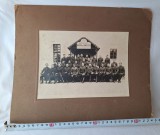 Ofiteri din Regimentul 10 Vanatori - fotografie veche de epoca anii 1920 perioada Regelui Ferdinand, poza rara de colectie, foto militara gen tablou
