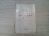DIONISIE SOLOMOS 1798-1857 - D. V. Economidis - 1946, 48 p., Alta editura