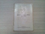 DIONISIE SOLOMOS 1798-1857 - D. V. Economidis - 1946, 48 p.
