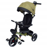 Cumpara ieftin Tricicleta pliabila pentru copii Impera kaki, scaun rotativ, copertina de soare, maner pentru parinti Kidscare for Your BabyKids
