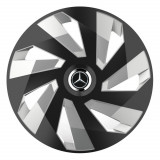Set 4 capace roti pentru Mercedes-Benz,model Vector black and silver, R14