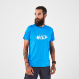 Tricou rezistent alergare Trail Running KIPRUN Run 500 Albastru Bărbați